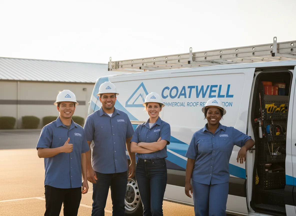 Commercial roof coating company in Hampton, VA